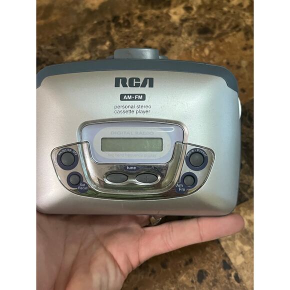 RCA Personal Stereo with AM/FM Digital Tuning Cassette Play - Picture 1 of 4